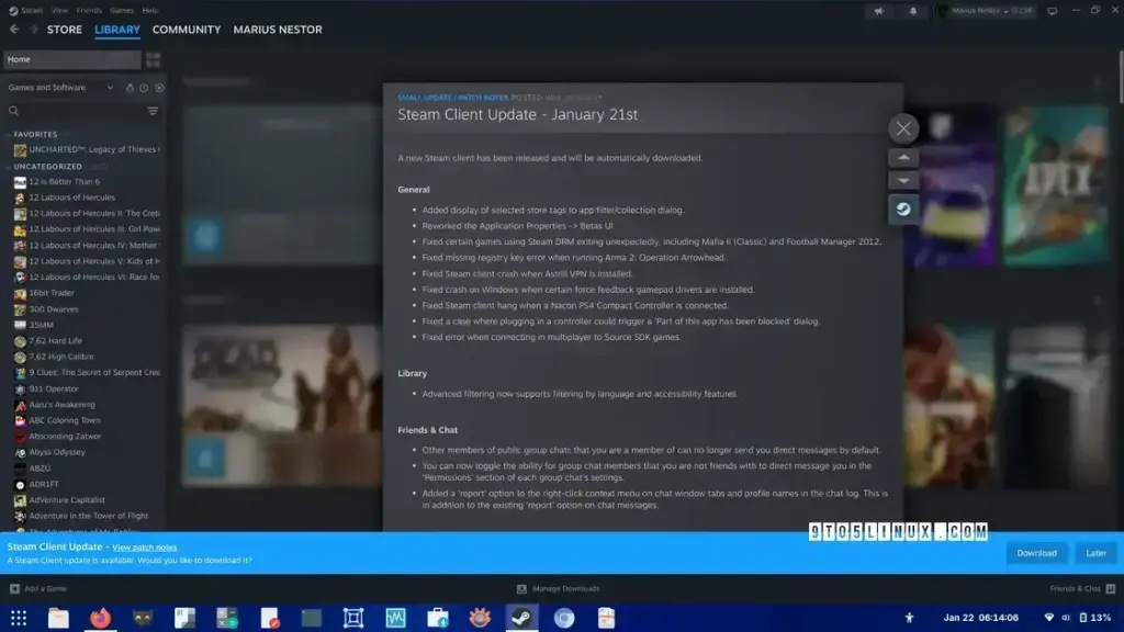 Nova atualização do Steam Client traz suporte ao controle Razer Raiju V3 Pro