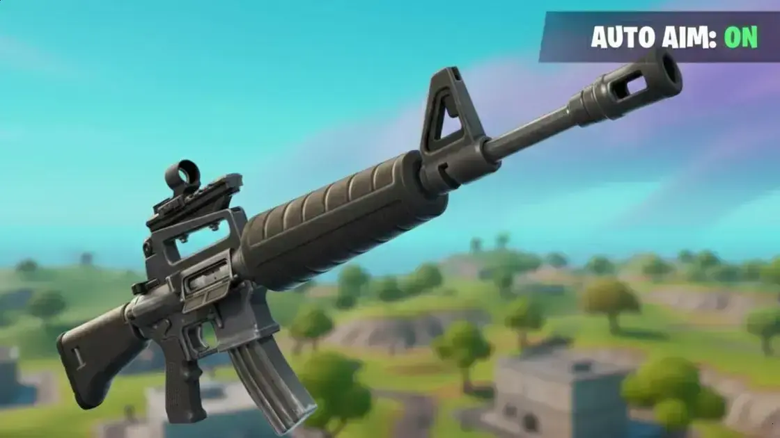 O impacto da nova arma em Fortnite: o Lock-On Assault Rifle
