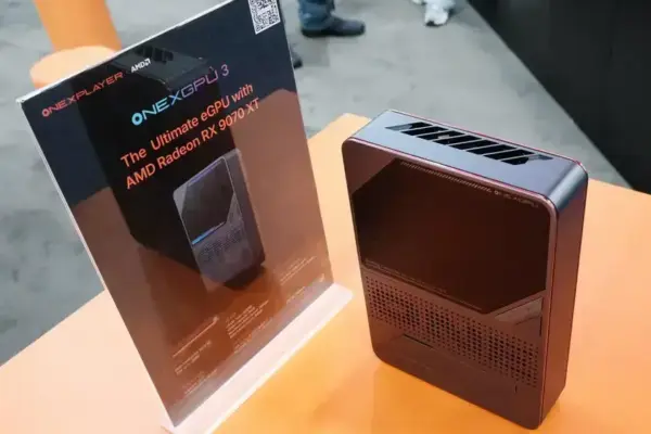 OneXPlayer apresenta o OneXGPU 3: um eGPU com Radeon RX 9070 XT