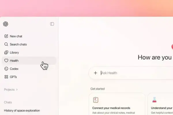 OpenAI lança ChatGPT Health: um espaço seguro para dados pessoais