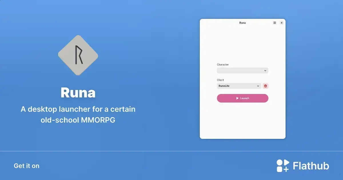Runa: o launcher definitivo para seu MMORPG clássico no Linux 1 Runa: o launcher definitivo para seu MMORPG clássico no Linux