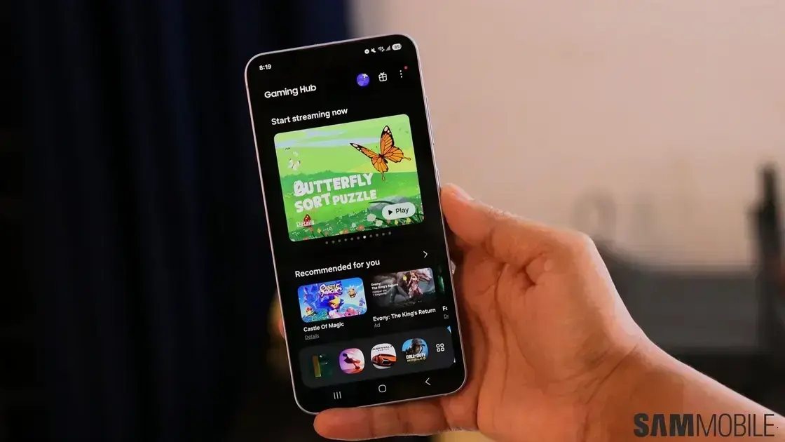 Samsung remove minigame do Gaming Hub, mas libera todas as imagens 1 Samsung remove minigame do Gaming Hub, mas libera todas as imagens