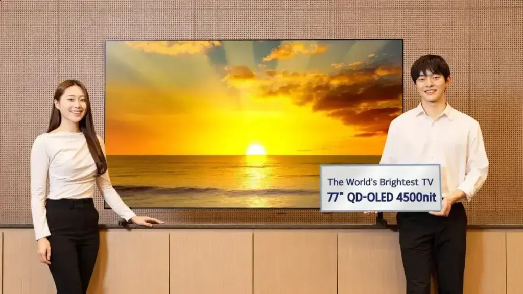 Samsung revela a TV OLED mais brilhante do mundo na CES 2026