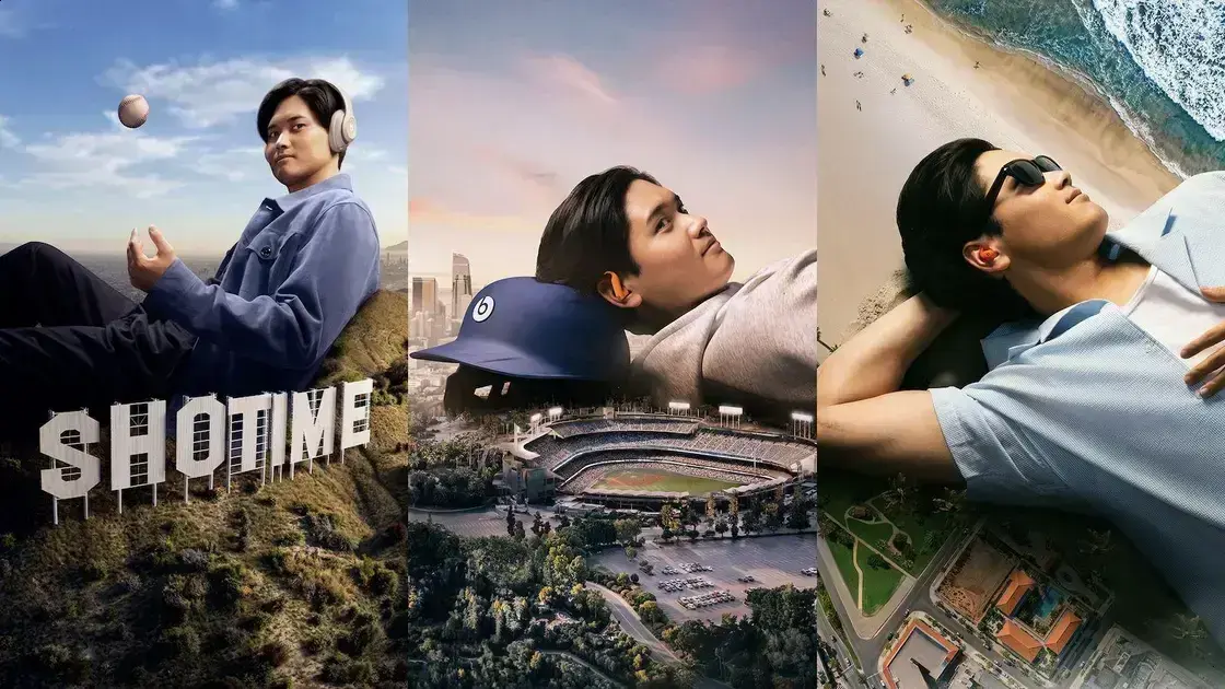 Shohei Ohtani brilha na nova campanha publicitária da Beats em Los Angeles 1 Shohei Ohtani brilha na nova campanha publicitária da Beats em Los Angeles