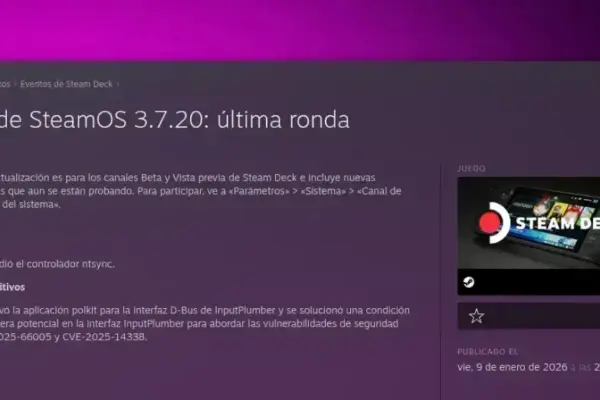 SteamOS 3.7.20 Beta: Melhore seu Steam Deck com NTSYNC e segurança reforçada