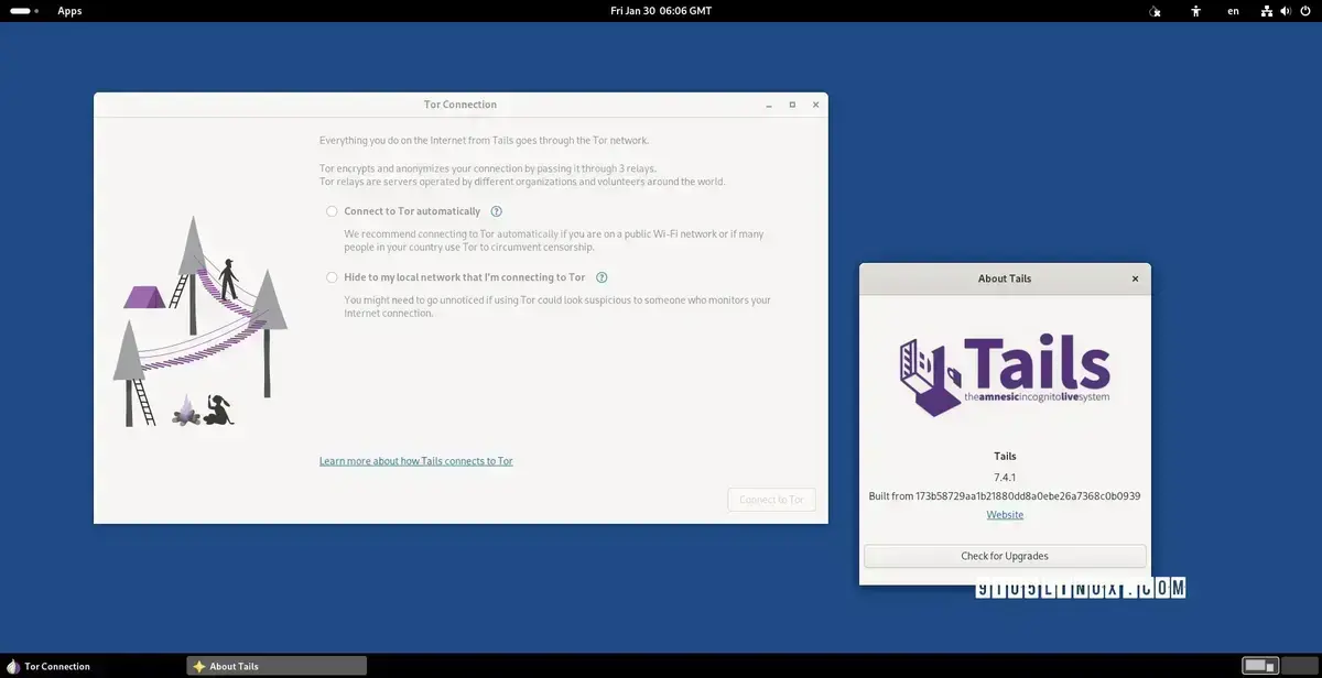 Tails 7.4.1 é liberado como atualização de emergência para vulnerabilidades 1 Tails 7.4.1 é liberado como atualização de emergência para vulnerabilidades