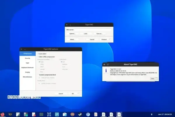 TigerVNC 1.16 traz melhorias para compartilhamento de desktops Wayland