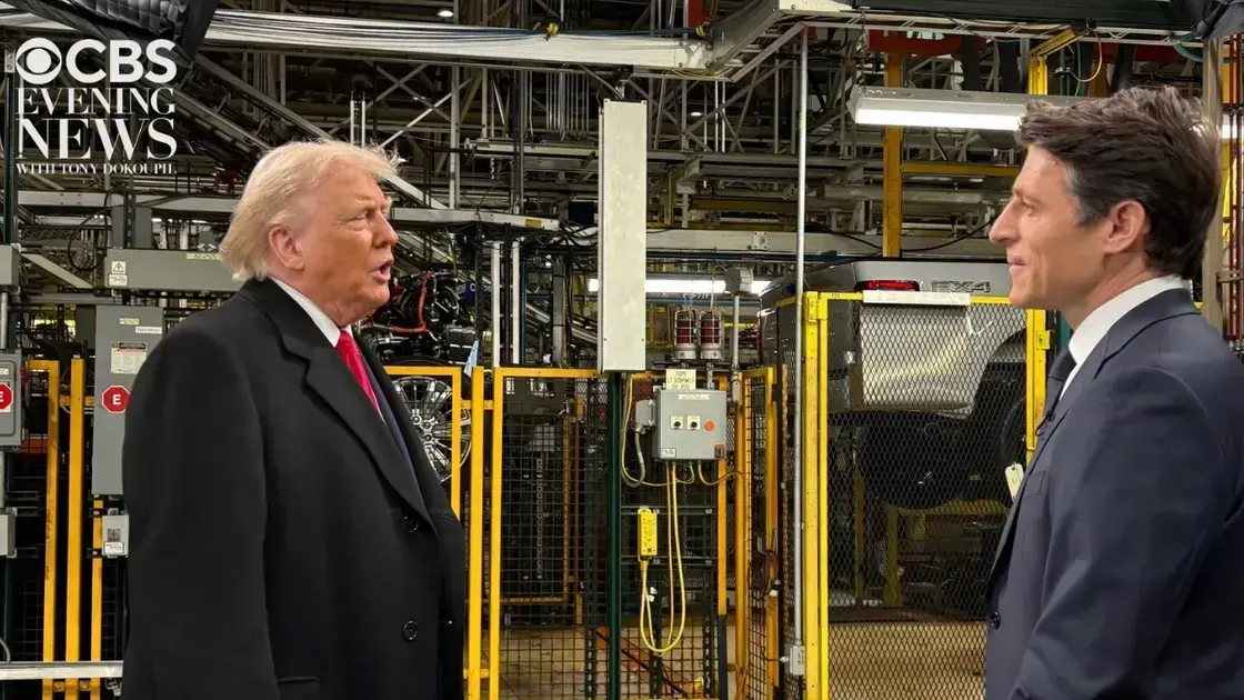Tony Dokoupil entrevista Donald Trump: audiência do CBS Evening News em alta