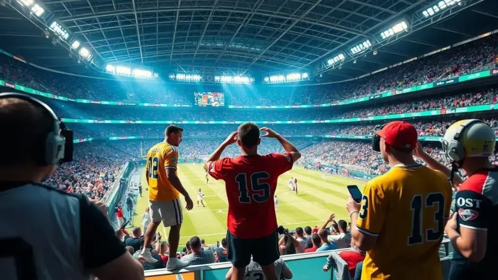 A invasão dos criadores nas transmissões esportivas: o novo jogo da NFL