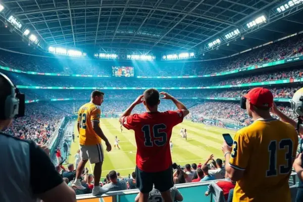 A invasão dos criadores nas transmissões esportivas: o novo jogo da NFL