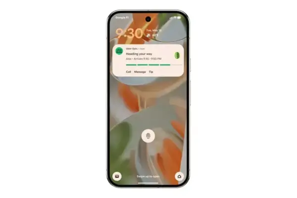 Aprimoramentos na interface do Android 16: Live Updates e widgets do Google Translate