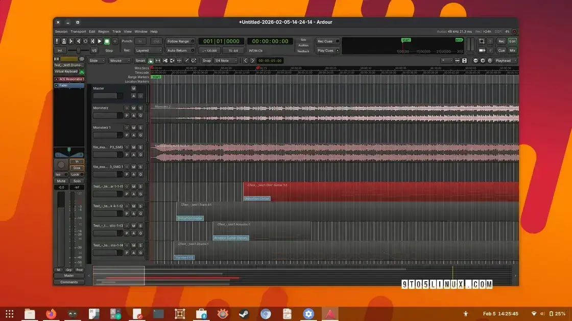 Ardour 9.0: Novidades e Melhorias na DAW Open Source 1 Ardour 9.0: Novidades e Melhorias na DAW Open Source
