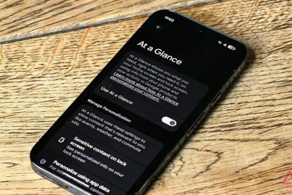Atualização do widget At a Glance: Conheça a nova interface em alta-contraste