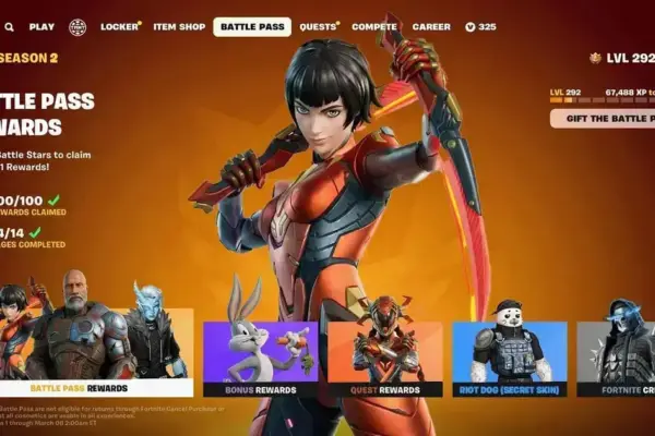 Bugs Bunny e novas skins: o que esperar do Battle Pass da temporada 2