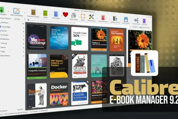Calibre 9.2: Atualizações e Melhorias no Gerenciador de E-books