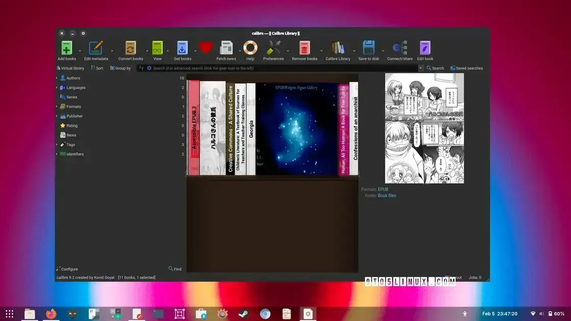 Calibre 9.2: Melhora a Visualização e Funcionalidade do Gerenciador de E-books 1 Calibre 9.2: Melhora a Visualização e Funcionalidade do Gerenciador de E-books