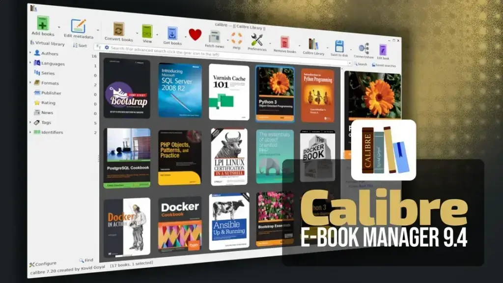 Calibre 9.4: O Gerenciador de E-Books que Melhora sua Experiência de Leitura