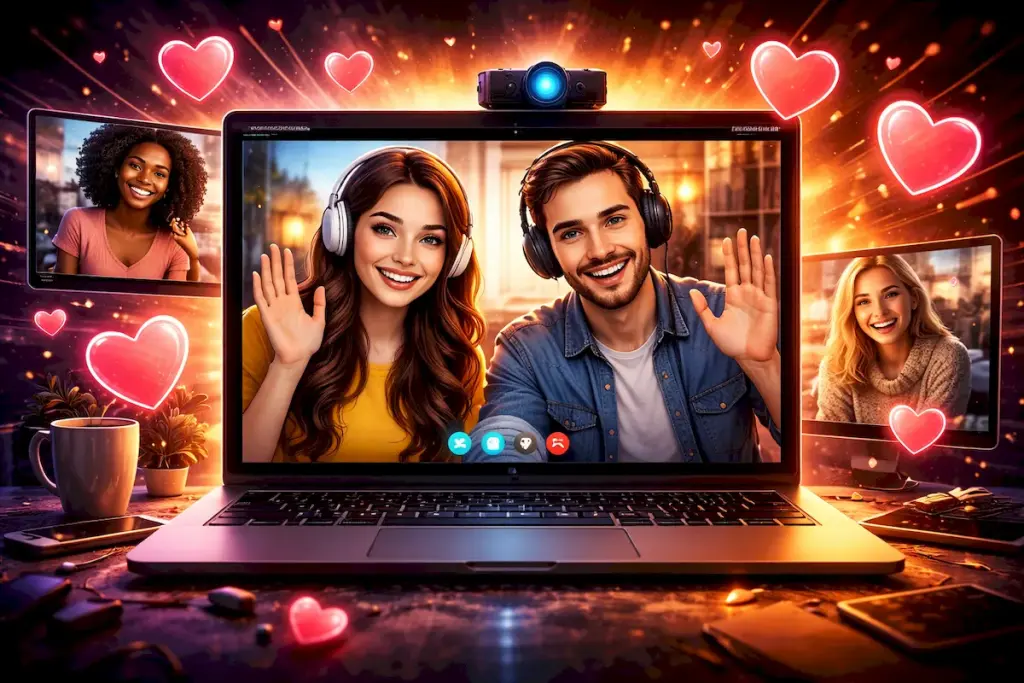 Como os bate-papos por webcam trazem de volta a emoção ao namoro online