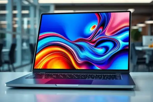 Compal apresenta laptop inovador com descanso de pulso em E Ink