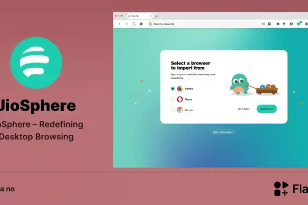 Conheça JioSphere: o navegador rápido e seguro para Linux!