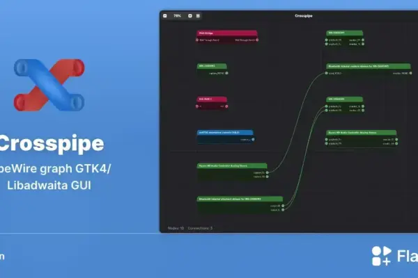 Crosspipe: uma revolução visual para gerenciar PipeWire no Linux