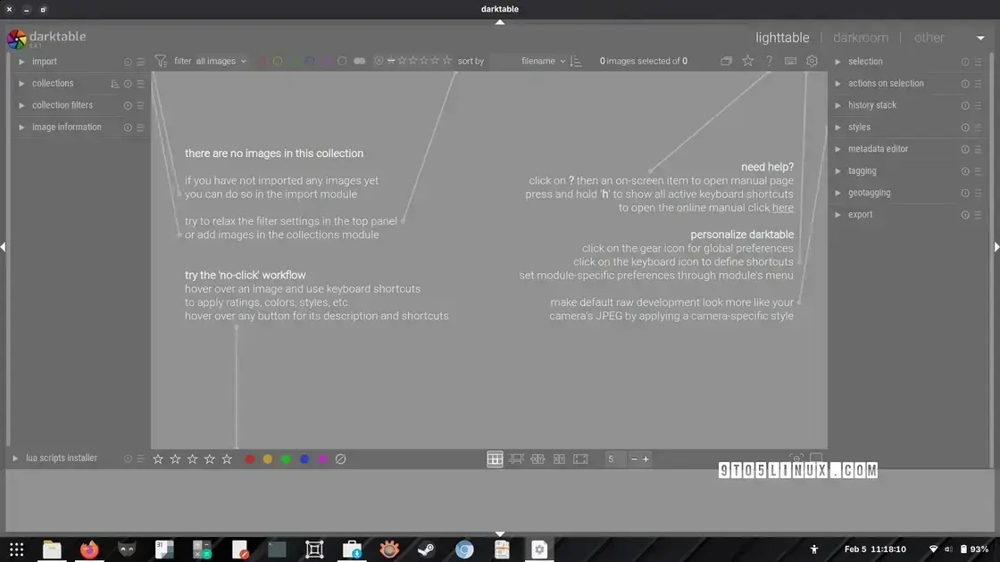 Darktable 5.4.1: Novos Perfis de Ruído para Câmeras Canon e Sony 1 Darktable 5.4.1: Novos Perfis de Ruído para Câmeras Canon e Sony