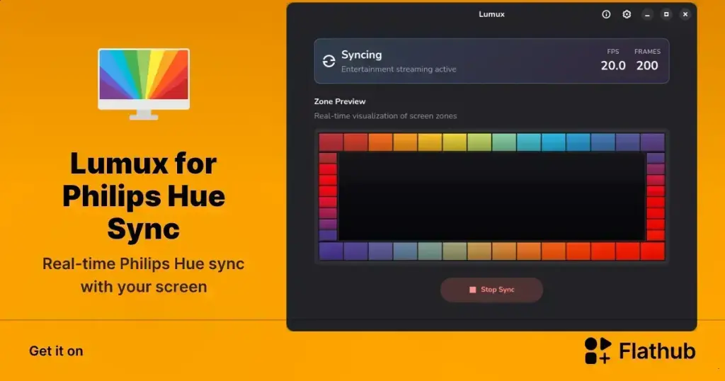 Descubra o Lumux: Philips Hue Sync para Linux em tempo real