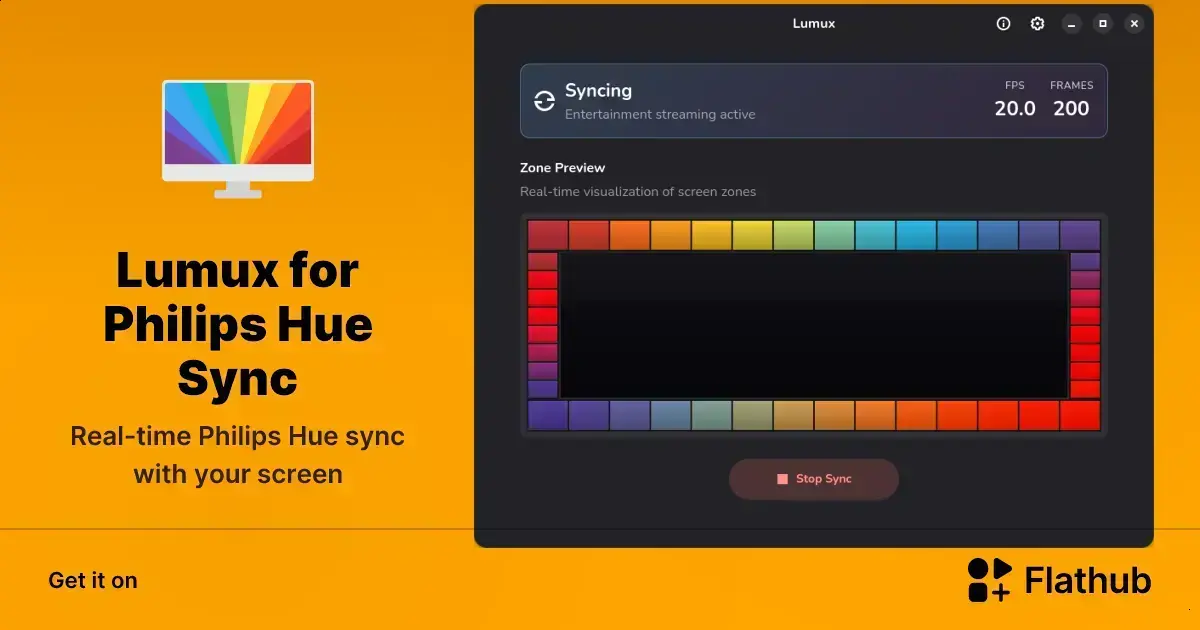 Descubra o Lumux: Philips Hue Sync para Linux em tempo real