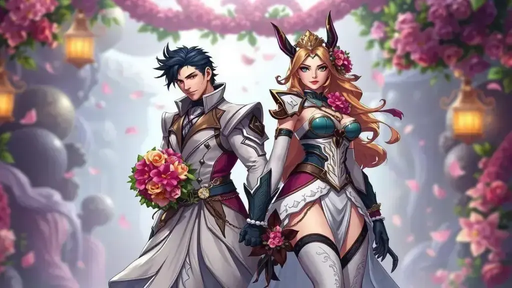 Gambit e Rogue ganham skins de casamento em evento especial