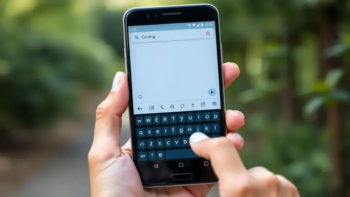 Gboard: Um novo modo curador para facilitar a movimentação no texto 1 Gboard: Um novo modo curador para facilitar a movimentação no texto
