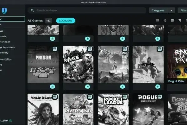 Heroic Games Launcher 2.20.0 traz correções importantes para Linux