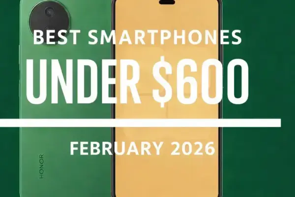 Melhores smartphones abaixo de $600 em fevereiro de 2026