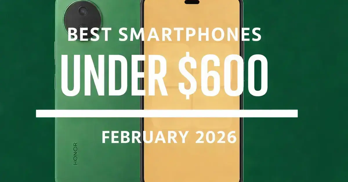 Melhores smartphones abaixo de $600 em fevereiro de 2026