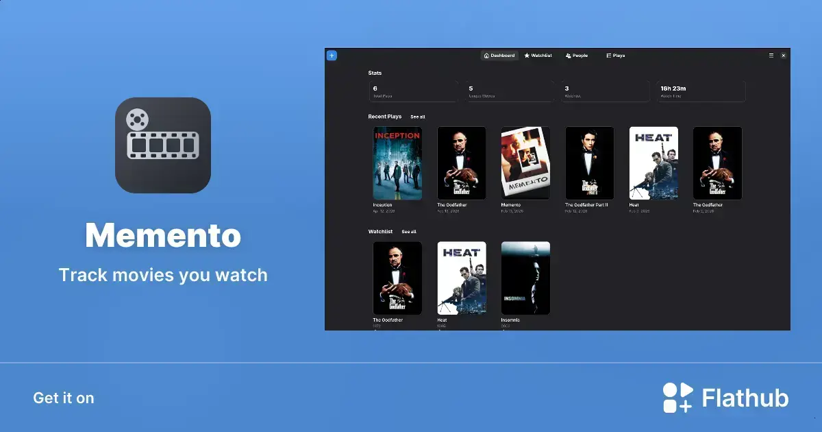 Memento: O app para Linux que é seu diário pessoal de filmes 1 Memento: O app para Linux que é seu diário pessoal de filmes