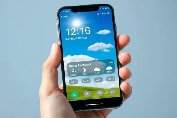 Mudança na interface do aplicativo de clima para Android: o que mudou?