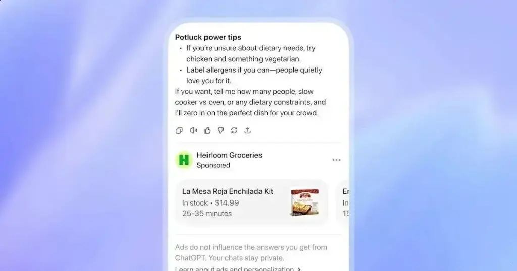 OpenAI inicia testes de publicidade para usuários gratuitos do ChatGPT nos EUA
