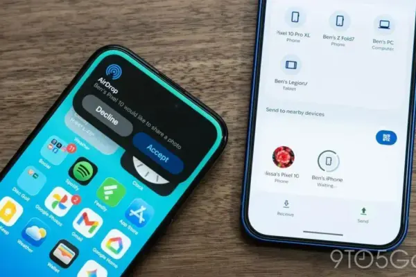 Quick Share remove modo sempre ativo e se adapta ao iOS