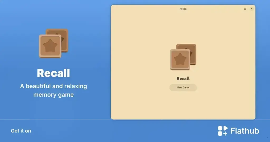 Recall: o jogo de memória relaxante e moderno para Linux