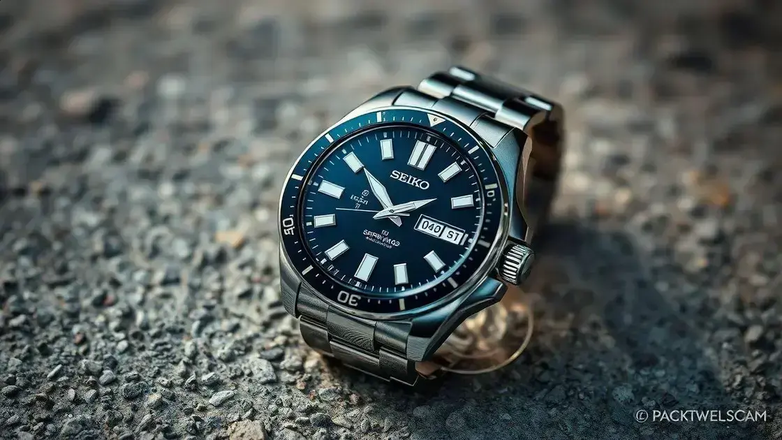 Seiko apresenta edição limitada do relógio 5 Sports em colaboração com a HUF
