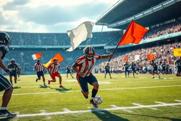 Super Bowl Creator Flag Football Game Bate Record de Audiência