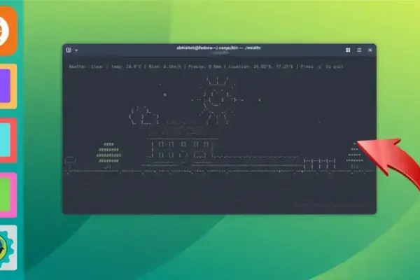 weathr: transforme seu terminal Linux com relatórios climáticos animados em ASCII