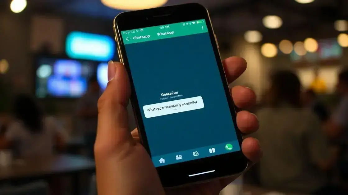 WhatsApp introduz recurso anti-spoiler para mensagens de texto