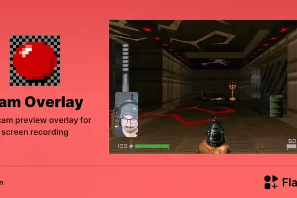 Cam Overlay para Linux: preview de webcam em sobreposição para gravação