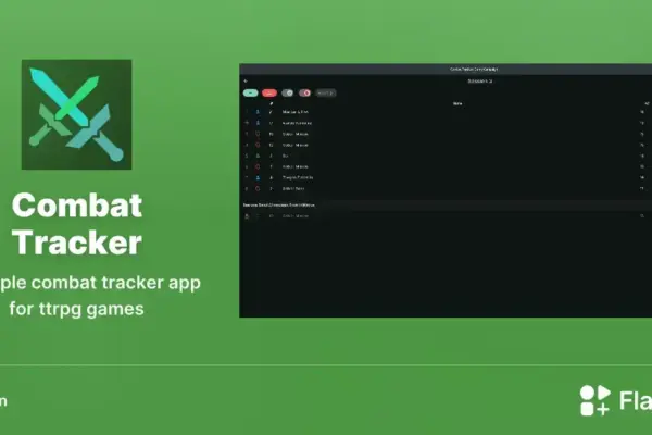 Combat Tracker: app simples para gerenciar combates em jogos de RPG no Linux