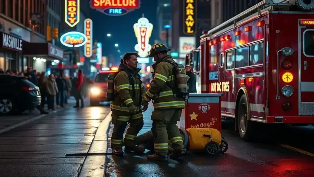 Crossover 9-1-1 em Nashville: jogos de bombeiros, resgates e laços entre equipes