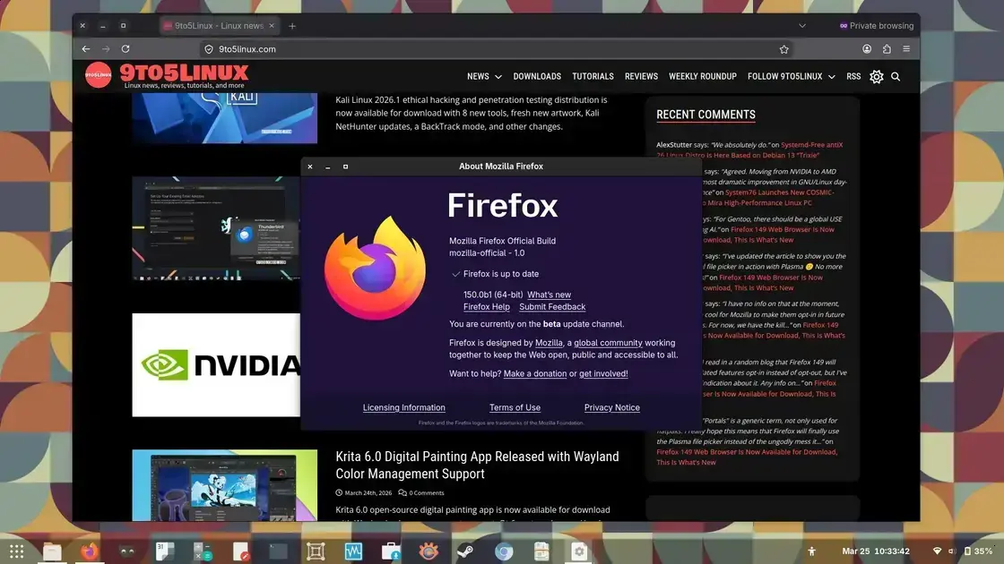 Firefox 150 Beta traz suporte ao GTK Emoji Picker e gerenciador de PDFs no Linux 1 Firefox 150 Beta traz suporte ao GTK Emoji Picker e gerenciador de PDFs no Linux