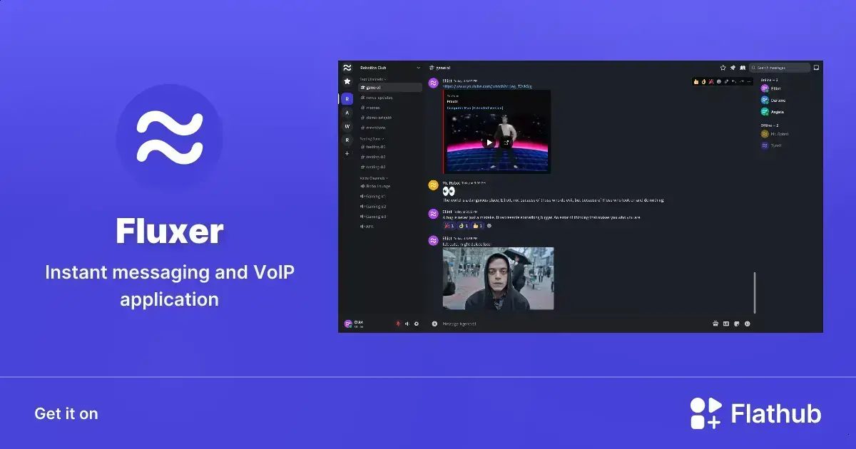 Fluxer: Aplicativo de Mensagens e VoIP para Linux com Flatpak 1 Fluxer: Aplicativo de Mensagens e VoIP para Linux com Flatpak