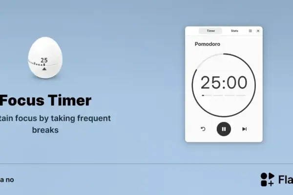 Focus Timer no Linux: produtividade em ciclos de trabalho e pausa