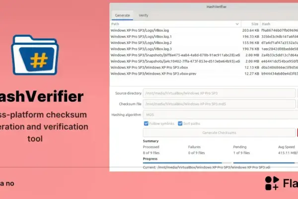 HashVerifier: ferramenta eficiente para geração e verificação de checksums no Linux