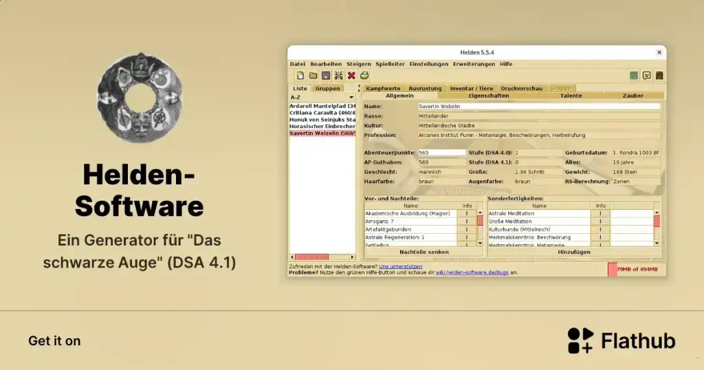 Helden-Software: ferramenta essencial para criar heróis no RPG Das Schwarze Auge